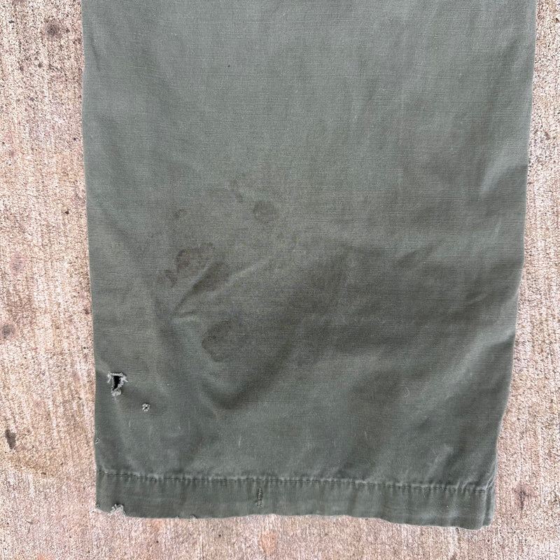 1960’s Vietnam War Poplin Jungle Pants Small Short