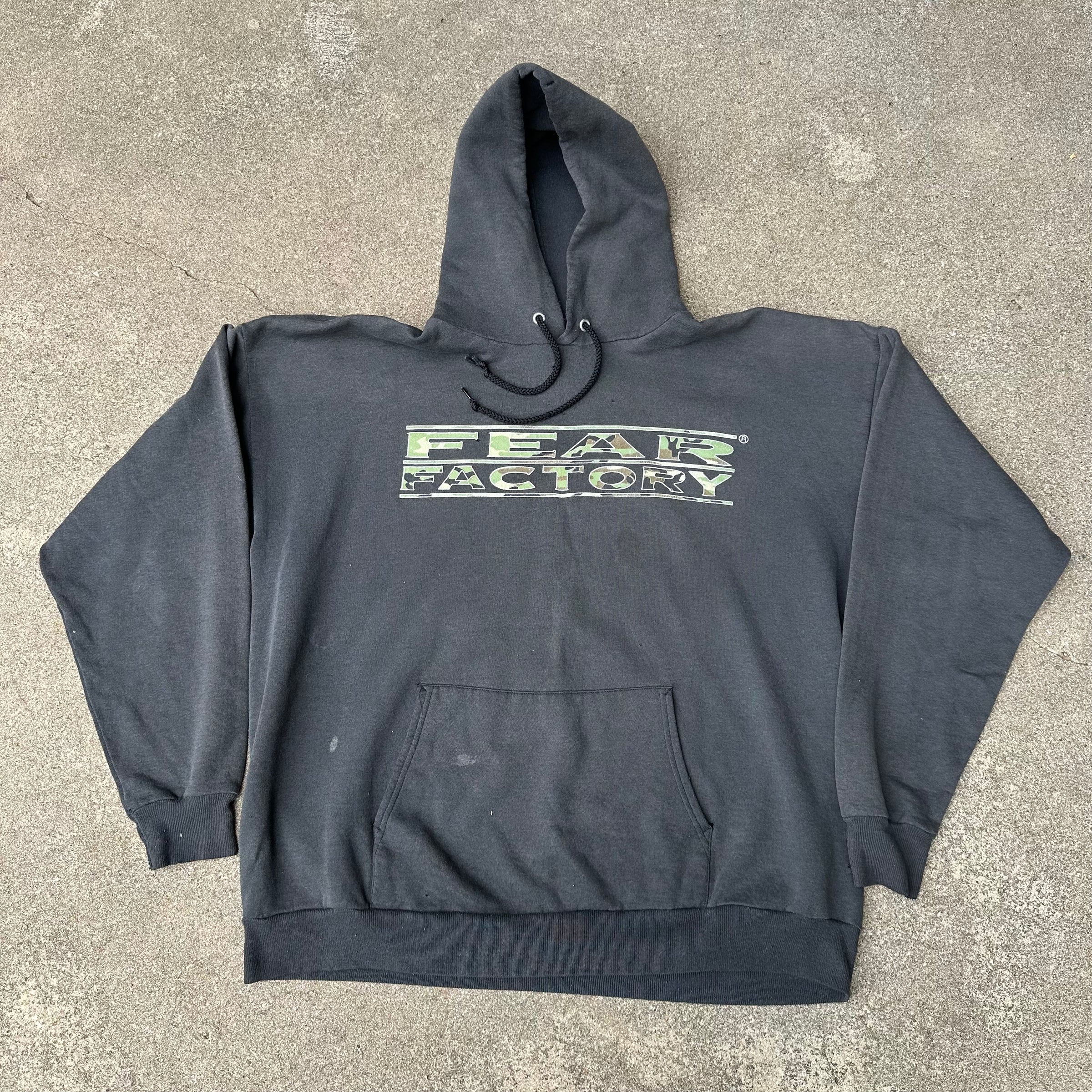 1998 Fear Factory Band Hooded Sweatshirt XL