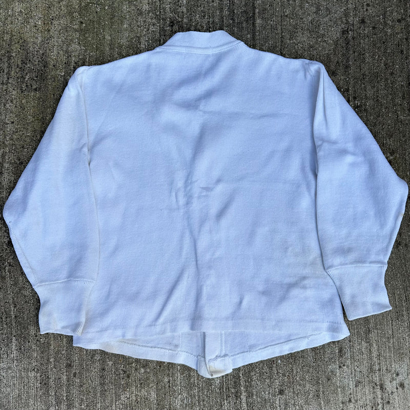 1940’s WWII USN Naval Air Station Norfolk Cotton Cardigan Sweater