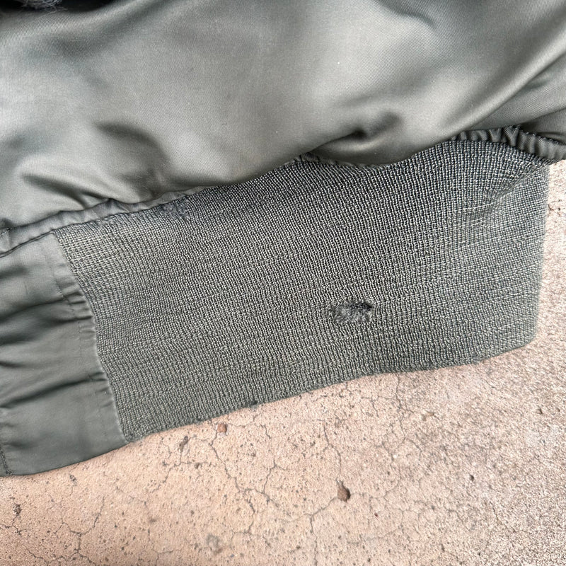 1970’s Patched MA-1 Flight Jacket Large