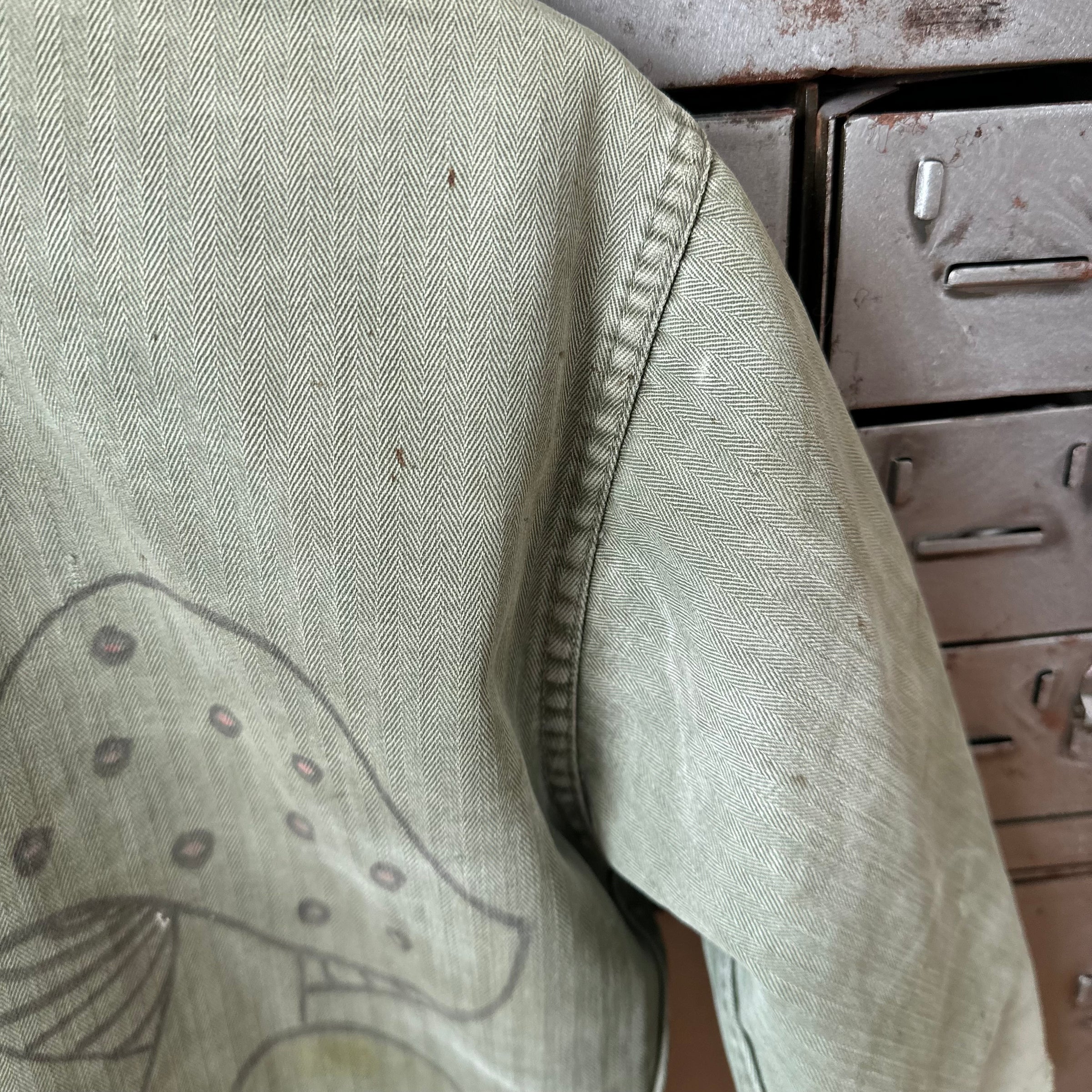 1950’s Hippy Customized USMC P-56 HBT Utility Jacket