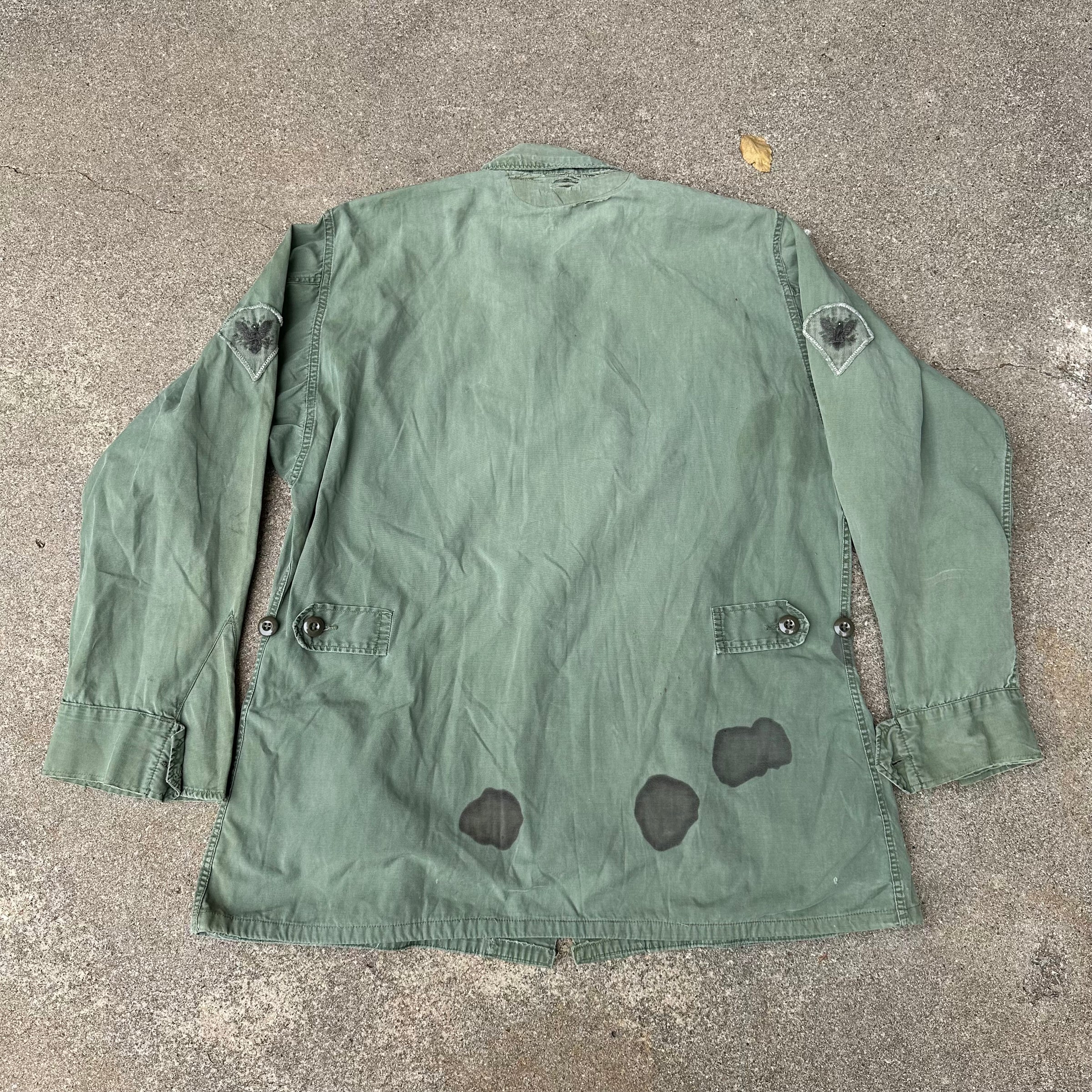 1960’s Vietnam War Second Pattern Poplin Jungle Jacket Large Regular