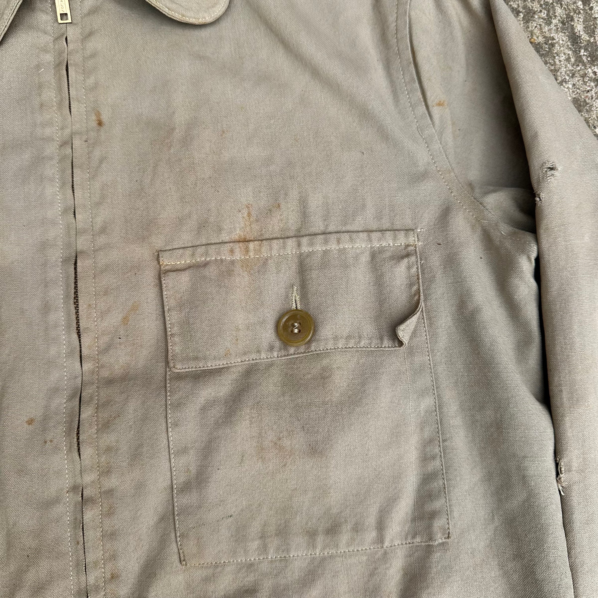 1940’s/50’s Montgomery Ward Flannel Lined Cotton Jacket