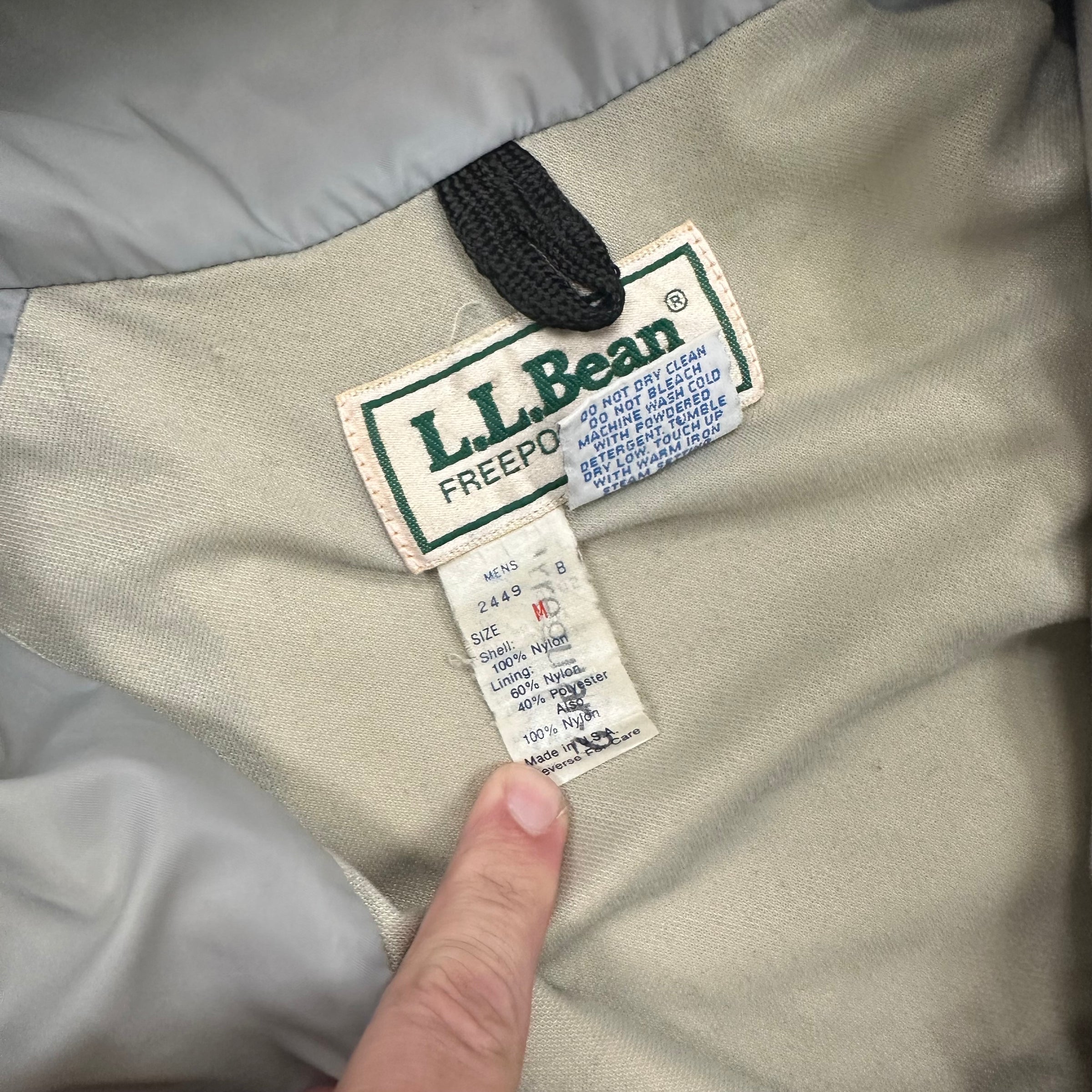 1980’s LL Bean Gore-Tex Rain Parka Medium