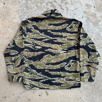 1960’s/70’s Vietnam War Late War Tiger Stripe Camo Shirt Asian Medium