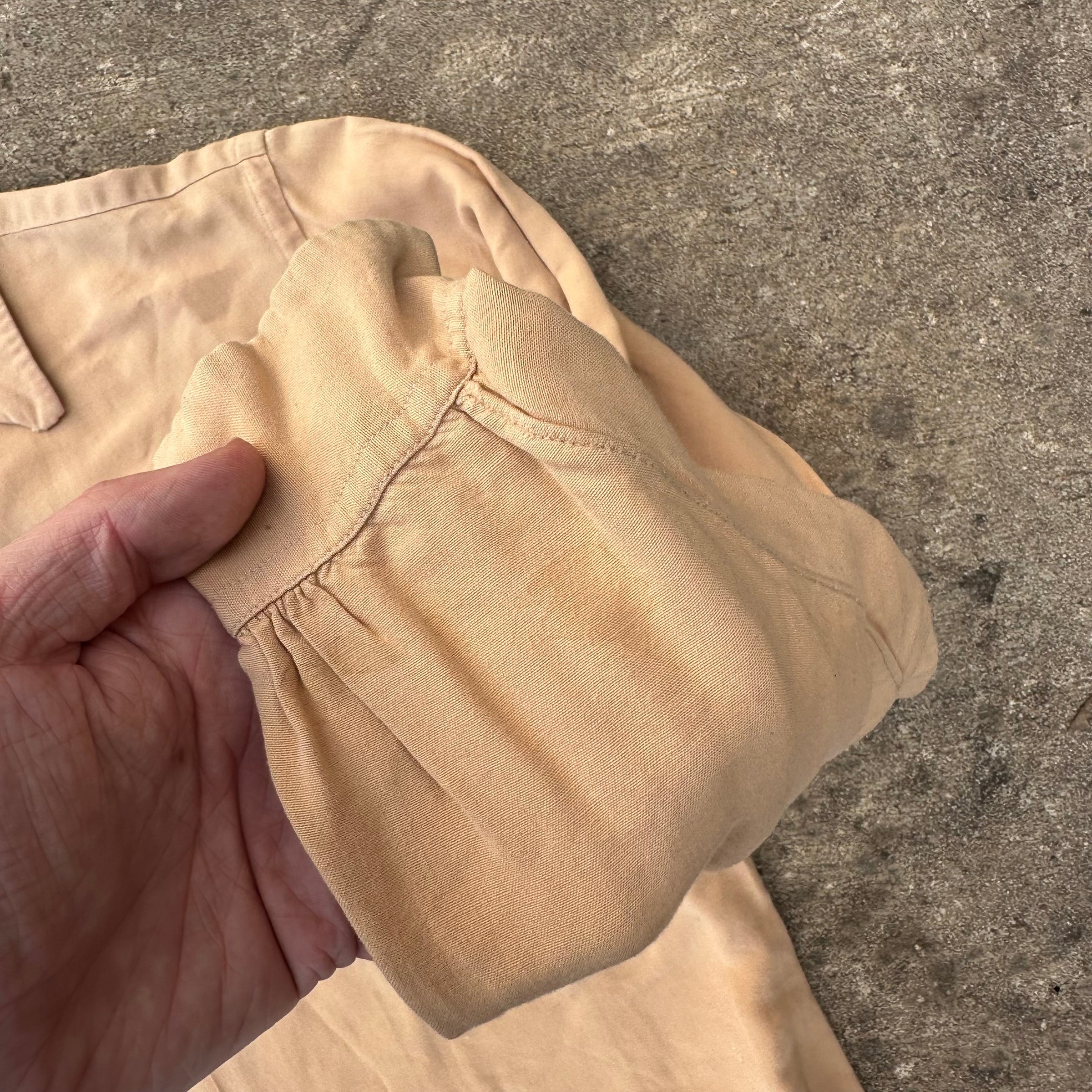 1950’s/60’s Gabardine Loop Collar Shirt 22” Chest