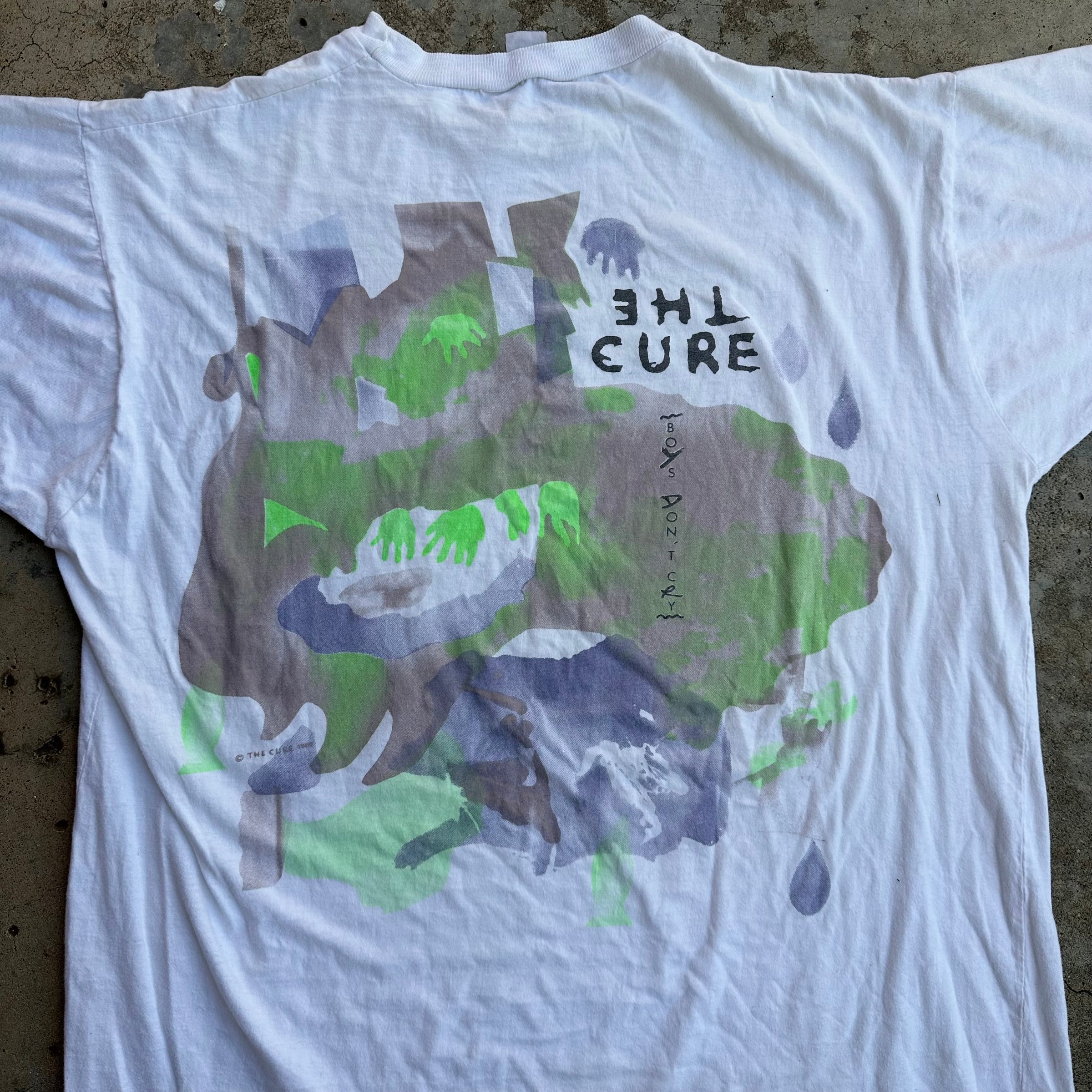 1980’s The Cure Boys Don’t Cry Album Promo T-Shirt XL