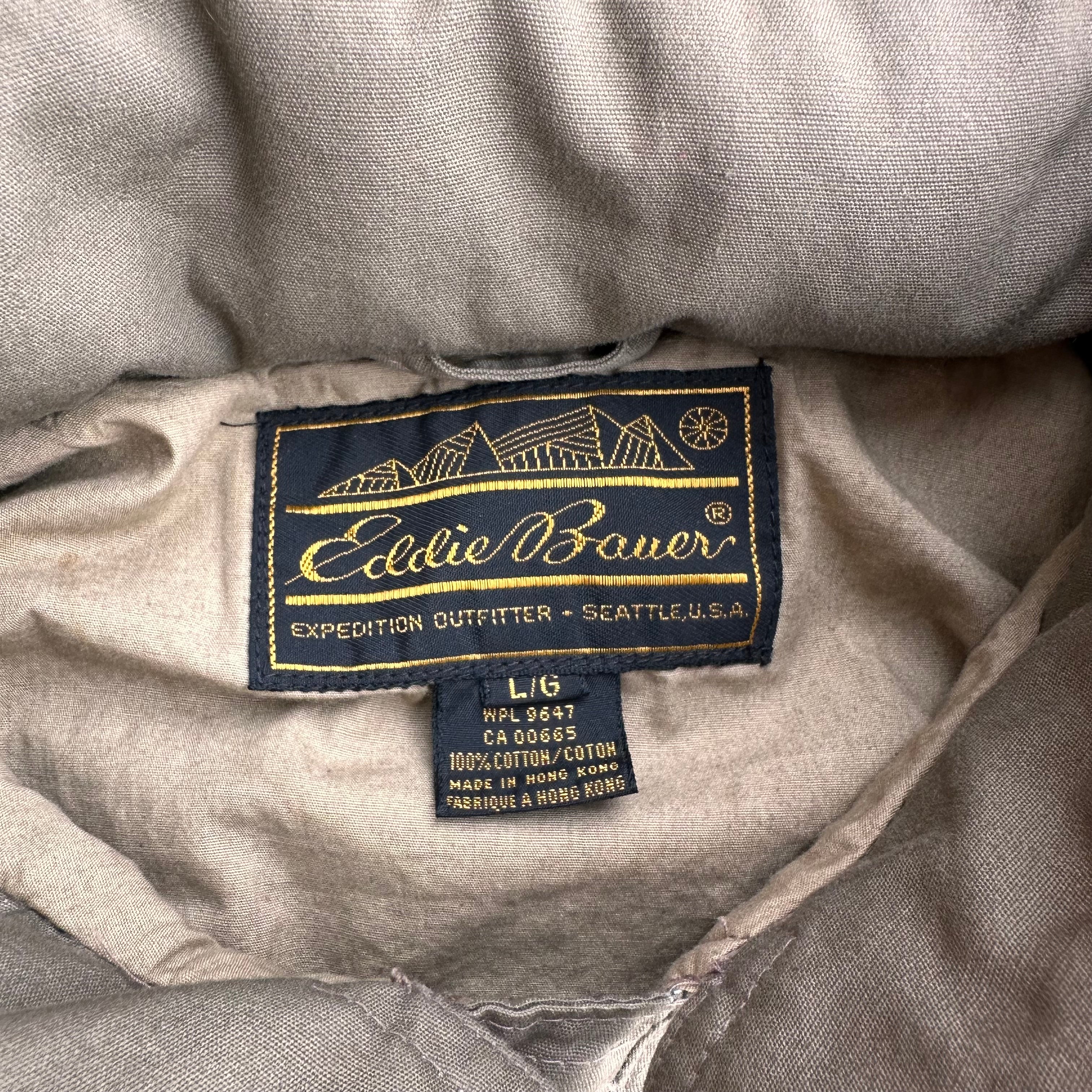 1990's Eddie Bauer Fishing Jacket Large – Little Chum Vintage 1990's Eddie Bauer Fishing Jacket Large – Little Chum Vintage