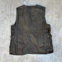 1990’s Filson Oil Tin Cloth Upland Vest Size Large