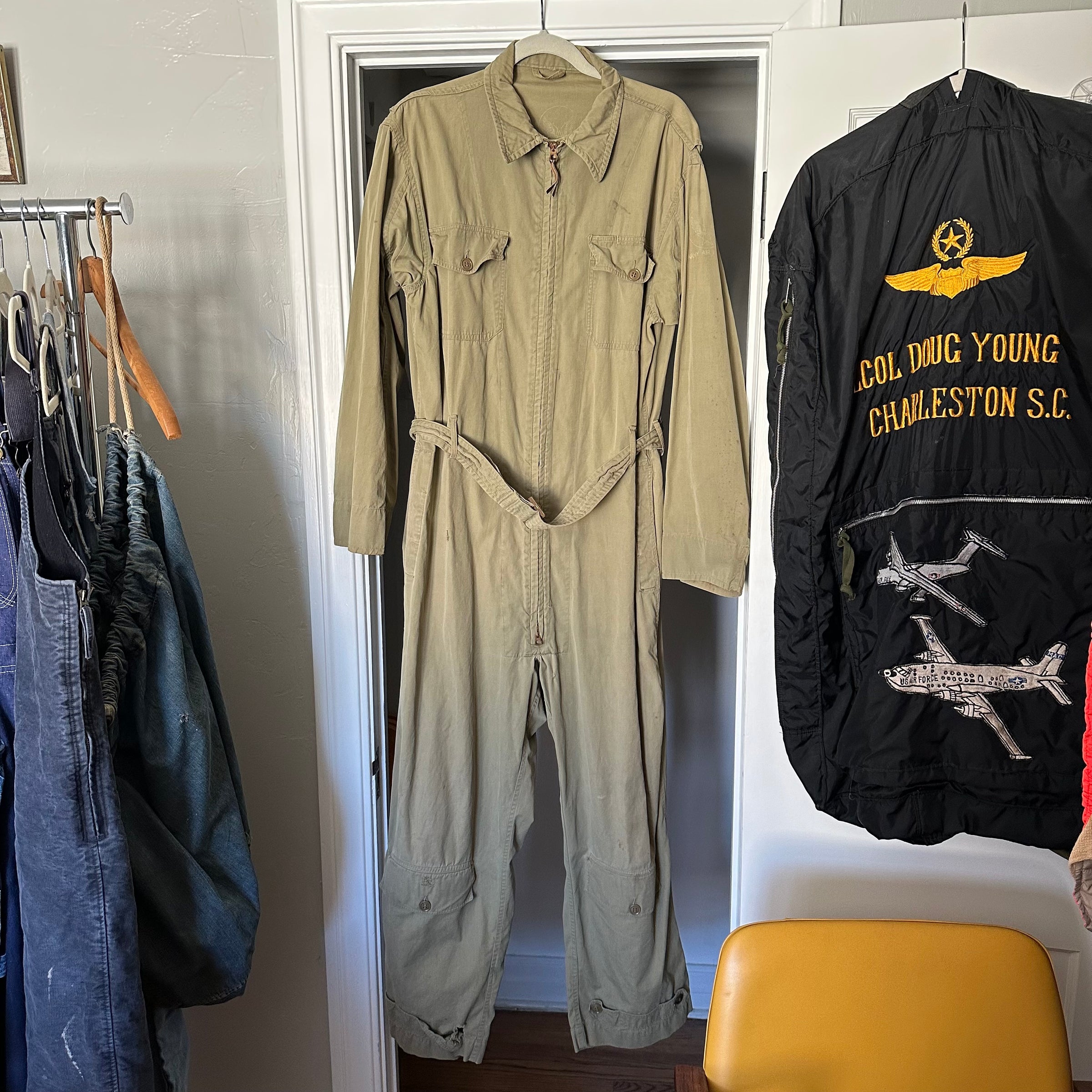 1940’s WWII USAAF AN-S-31 Summer Flying Suit Size 44