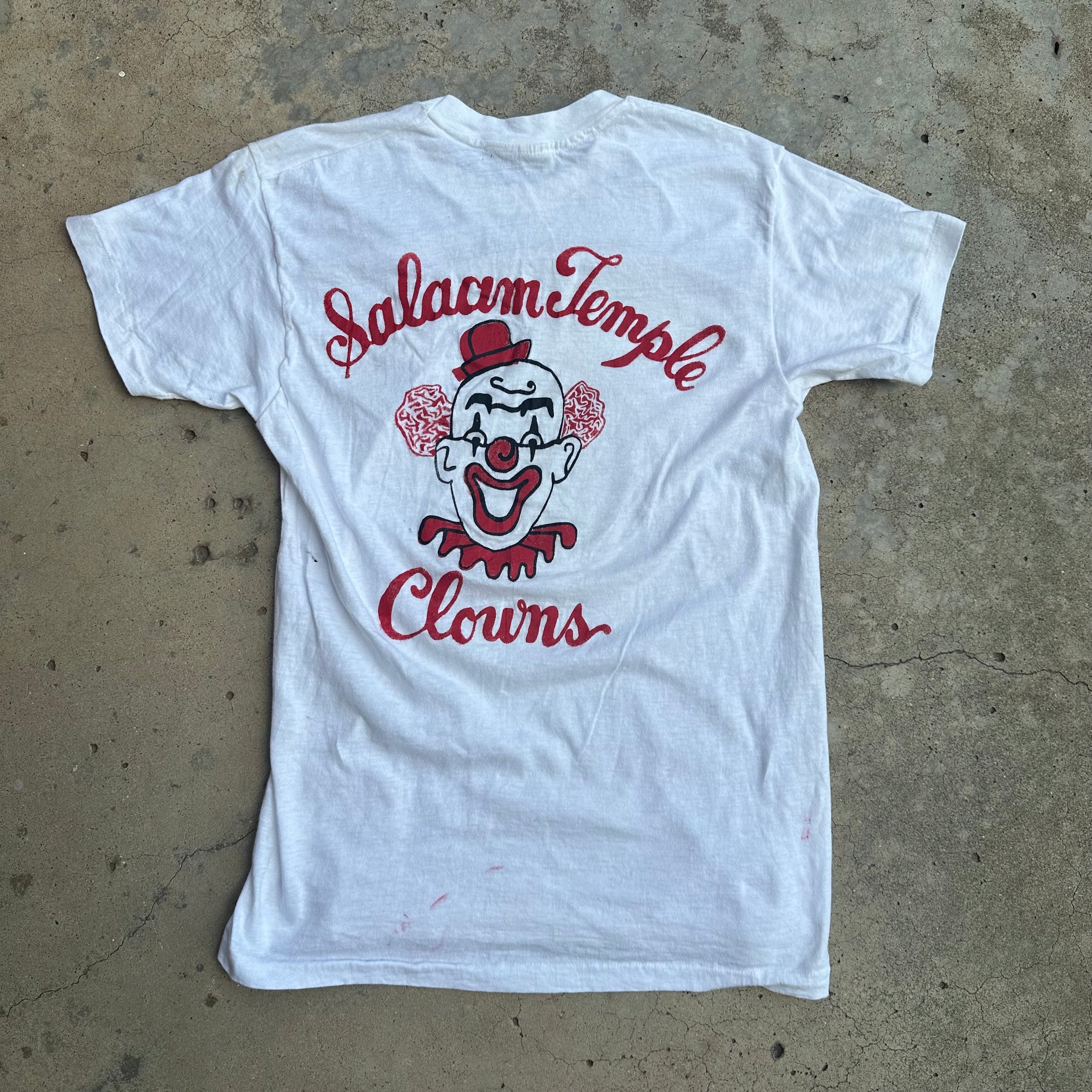 1960’s Salaam Temple Clowns T-Shirt Small