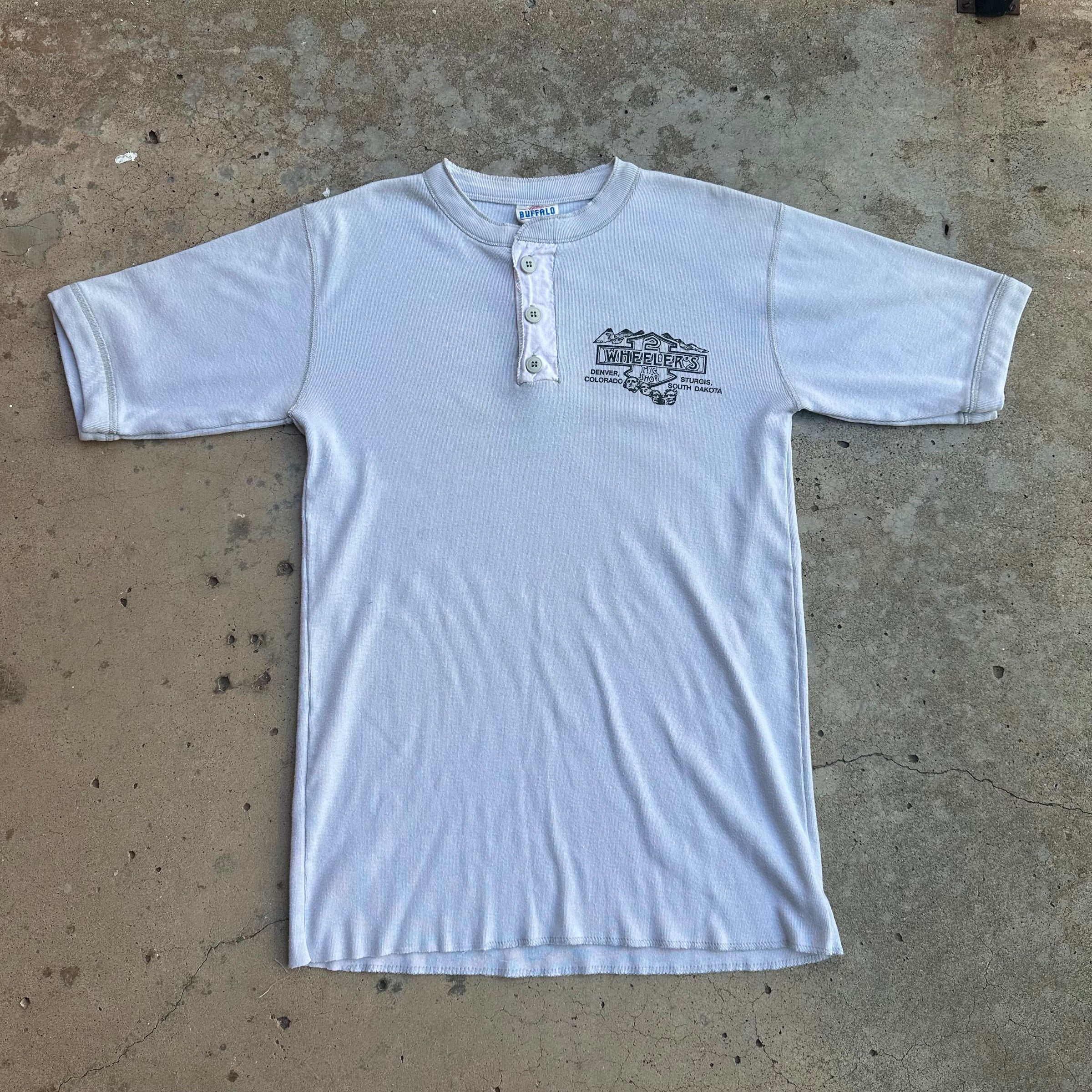 1980’s Harley Davidson Beach Club Short Sleeve Henley T-Shirt Medium
