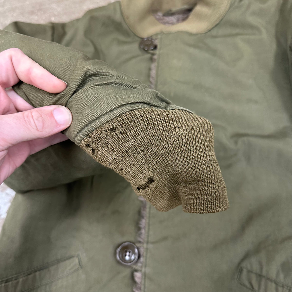 1940’s WWII M-43 Pile Liner Jacket Size 36