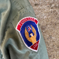 1970’s Vietnam War Civil Air Patrol Patched Ripstop Jungle Jacket Medium Short