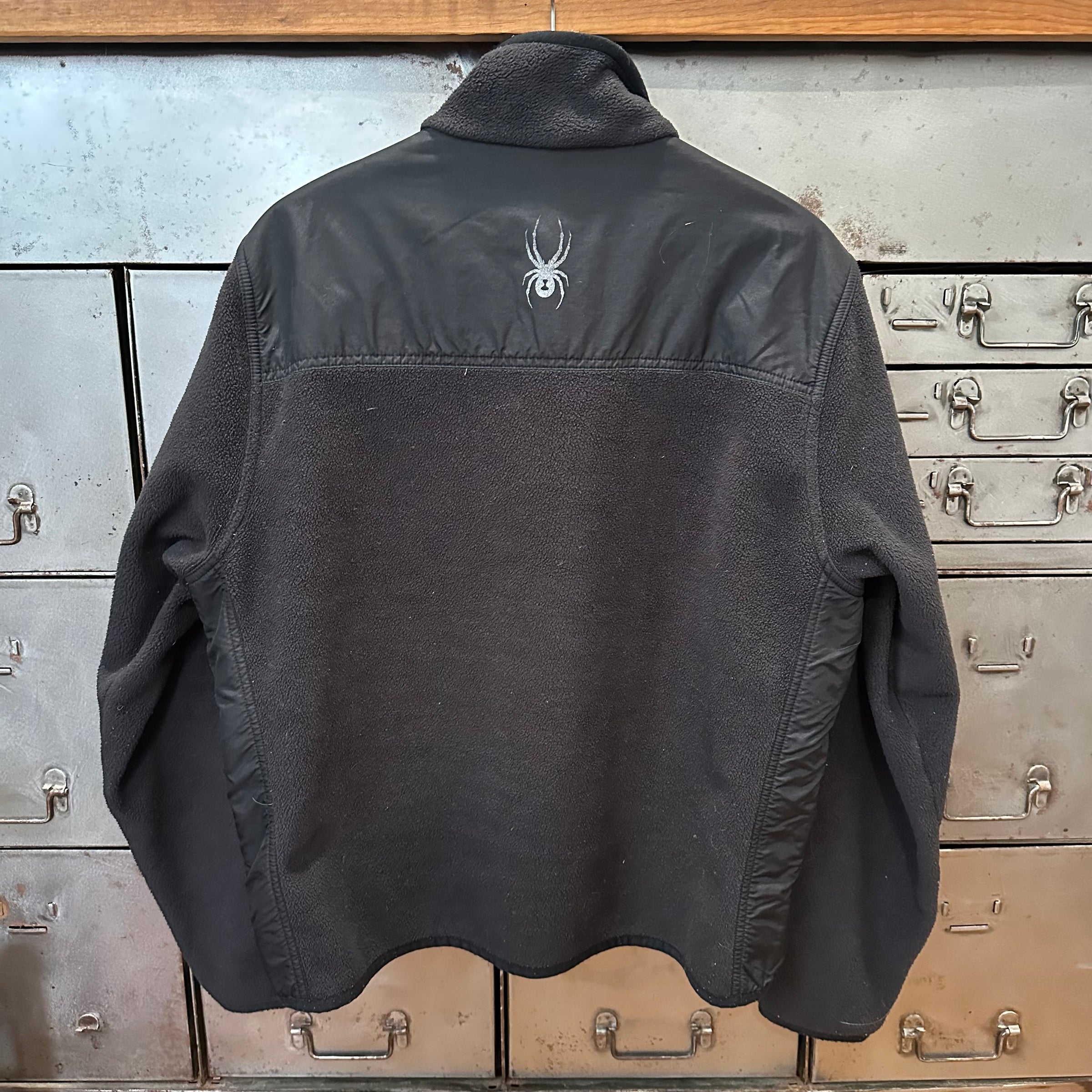 1990’s/Y2K Spyder Black Fleece Jacket Medium