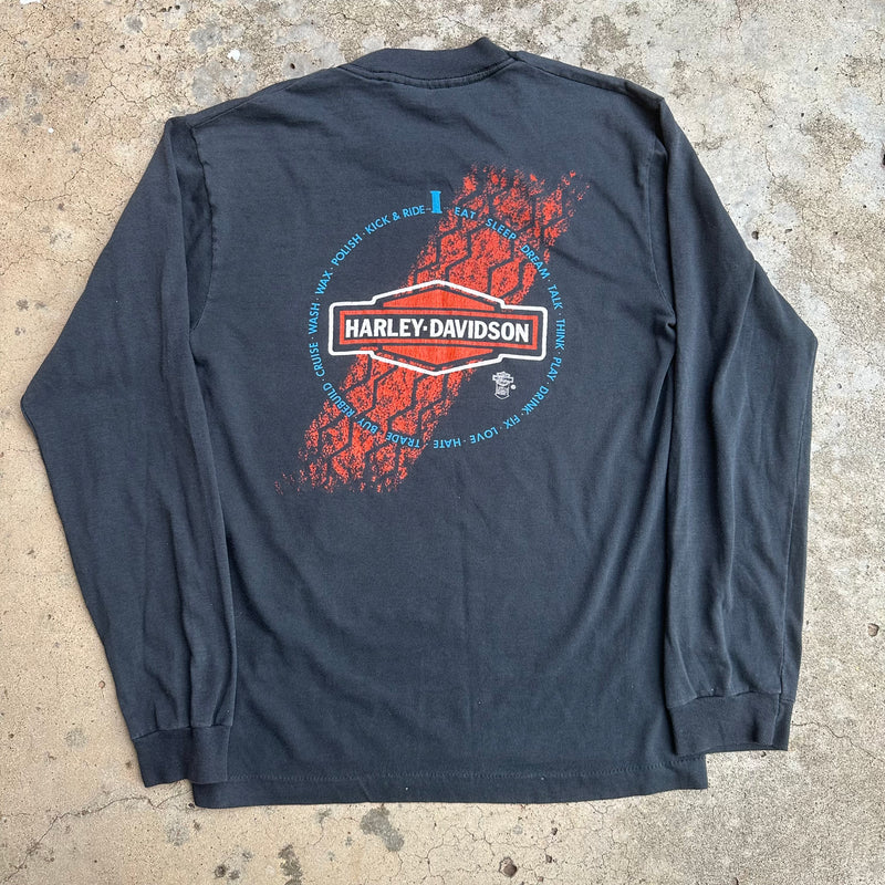 1980’s Harley Davidson Eat Sleep Dream Longsleeve T-Shirt Small