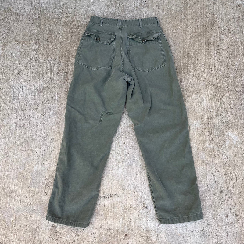 1970’s Repaired OG-107 Fatigue Pants 29” x 28”