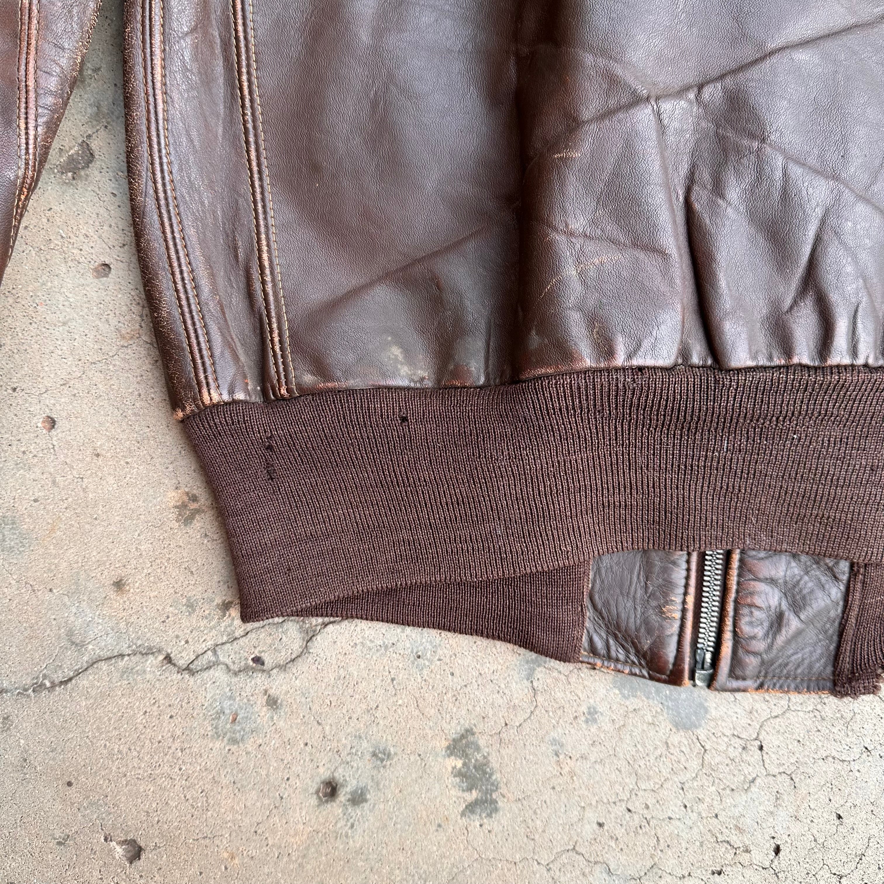 1940's Hercules Horsehide A-2 Style Leather Jacket – Little Chum