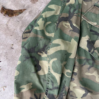 1960’s Vietnam War Poplin ERDL Camo Jungle Jacket Medium Regular