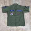 1960’s Patched USAF Fatigue Shirt Large