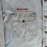 1960’s Coca Cola Employee Khaki Work Shirt Medium
