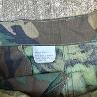 1970’s Vietnam War Deadstock ERDL Camo Jungle Pants Medium Short