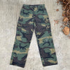 1980’s Liberty Woodland Camo Hunting Fatigue Pants 33” x 31”