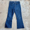 1970’s Levi’s 646 Denim Flared Jeans 32” x 28.5”