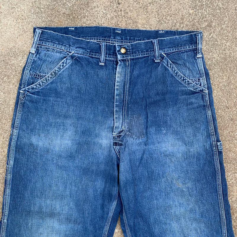 1950’s Long L Lee Denim Carpenter Jeans 34” x 25”