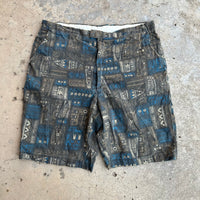 1960’s Dickies Patterned Shorts 32” x 8.5”