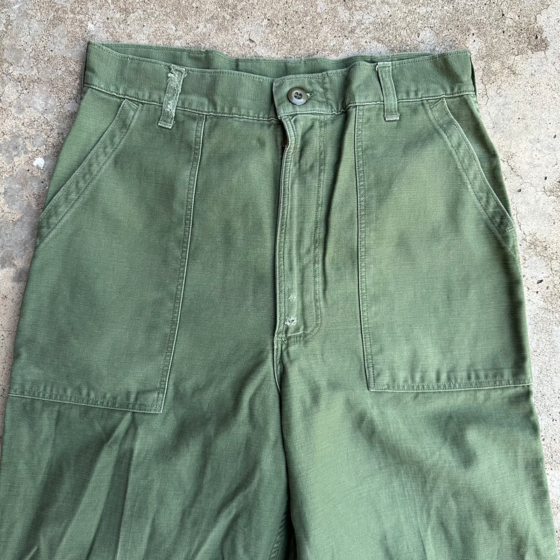 1960’s Vietnam War OG-107 Fatigue Pants 30” x 30.5”