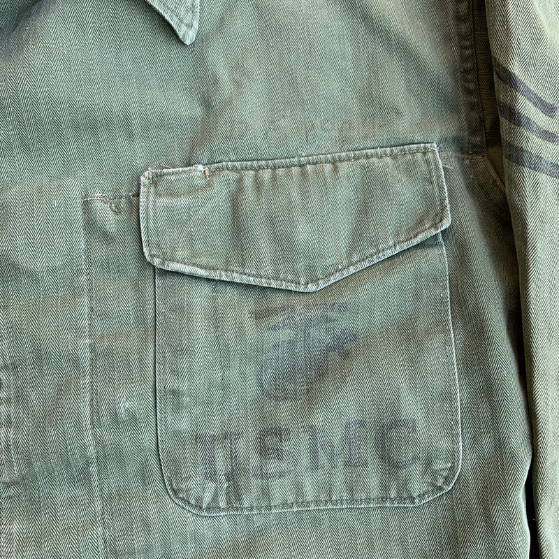 1950’s USMC P-53 HBT Utility Jacket Small