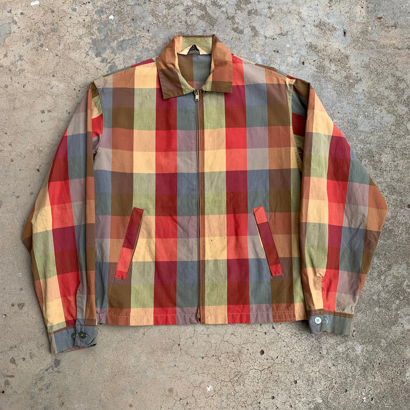 1960’s Arrow Wind Shield Plaid Jacket M/L