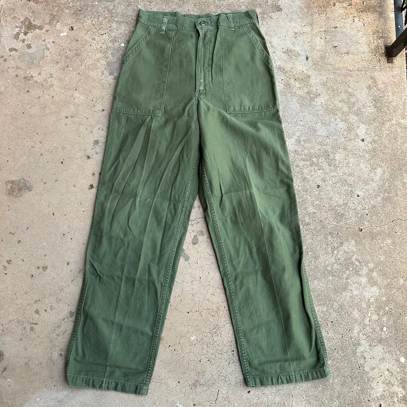 1960’s Vietnam War OG-107 Fatigue Pants 30” x 30.5”