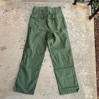 1960’s Vietnam War OG-107 Fatigue Pants 30” x 30.5”