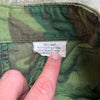 1960’s Thrashed ERDL Camo Jungle Fatigue Pants Small Short