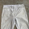 1950's Can't Bust 'Em White Denim Frisko Jeans 38” x 25.5”