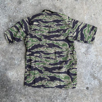 1960’s/70’s Late War Tiger Stripe Camo Shirt US Small