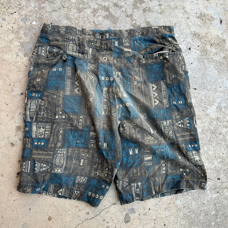 1960’s Dickies Patterned Shorts 32” x 8.5”