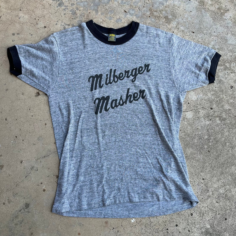 1980’s Tri-Blend Milberger Masher T-Shirt Small