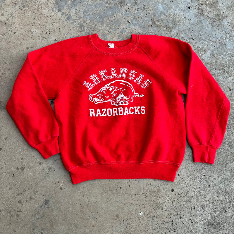 1970’s Arkansas Razorbacks Crewneck Sweatshirt Medium