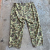 1970’s Hunting Camo Adjustable Waist Pants 24” - 42” x 28.5”