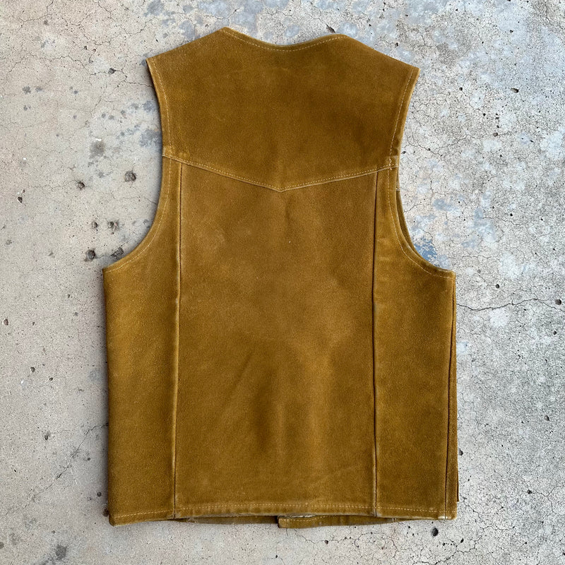 1960’s Jo-o-Kay Suede Leather Vest Size 34