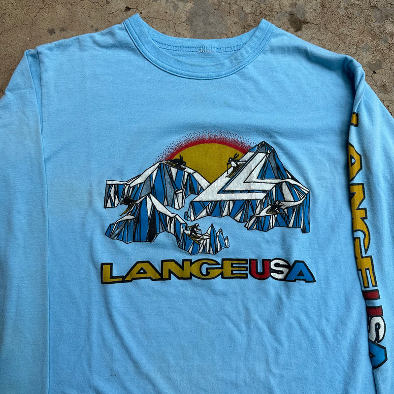 1970’s Lange USA Ski Boot Long Sleeve T-Shirt Large