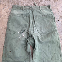 1950’s P-47 HBT Fatigue Pants 32” x 29.5”