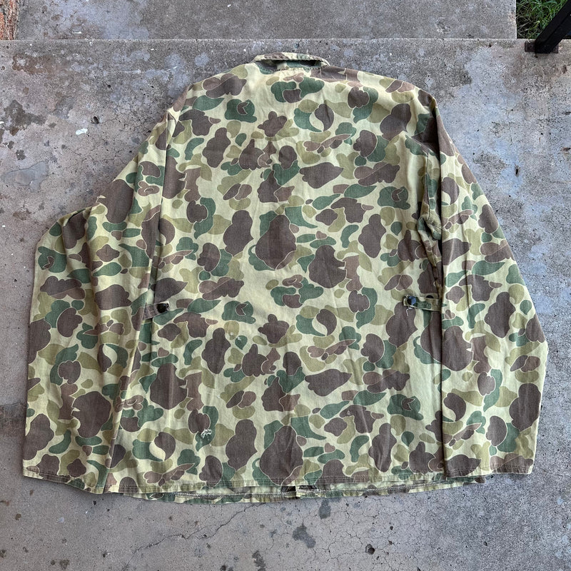 1970’s Hunting Camo Chore Jacket Large