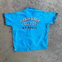 1960’s Alaskan Barber College Bowling Shirt Size 42