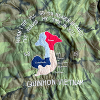 1960’s Vietnam War ERDL Camo Souvenir Jacket Small