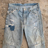 1960’s Thrashed Wrangler Blue Bell Denim Jeans 30” x 30”