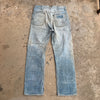 1960’s Thrashed Wrangler Blue Bell Denim Jeans 30” x 30”